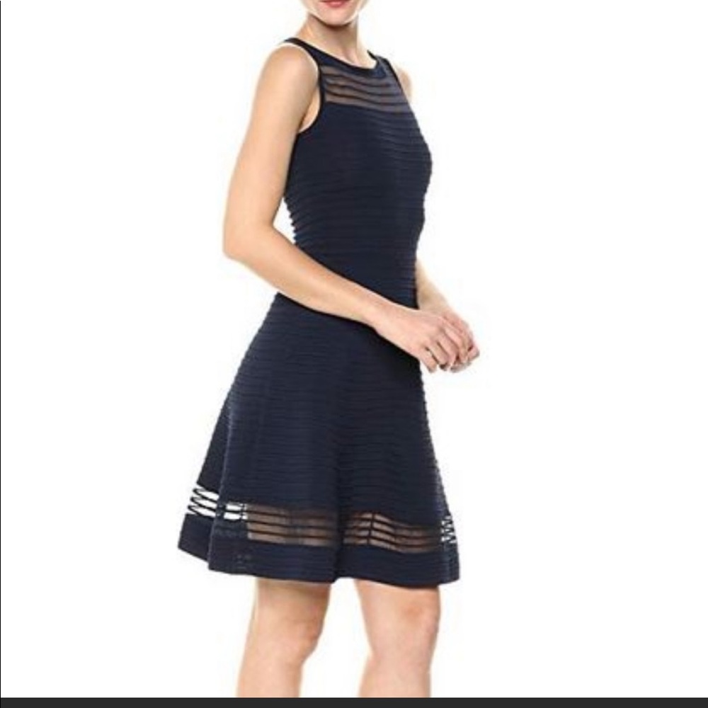 Tobey crepe black French connection dress size 6